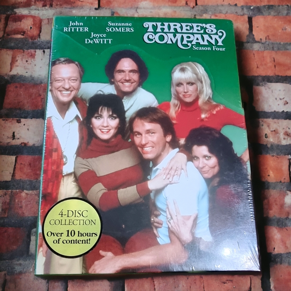 🆕 Three's Company Season Four Boxed Set DVD